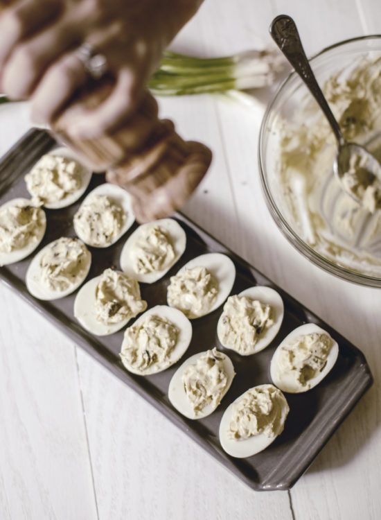 southern deviled eggs by heirloomed blog