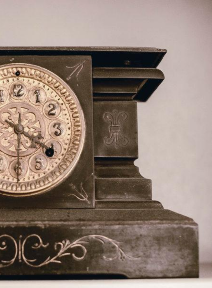 antique mantle clock by heirloomed