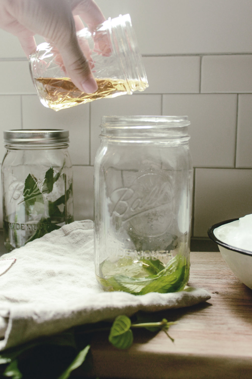 Herb Garden Mint Julep Jars. • Heirloomed Blog