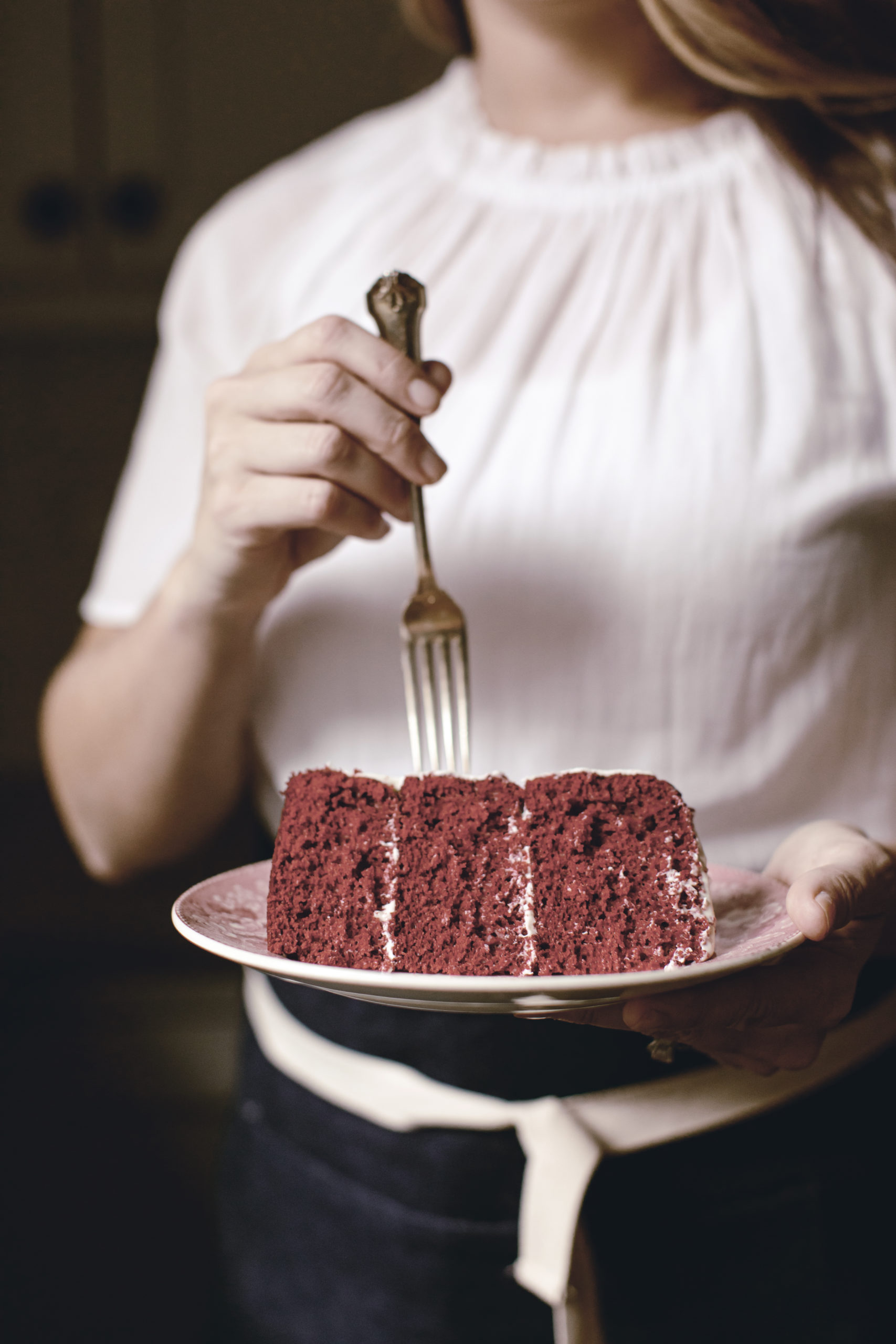 homemade red velvet cake