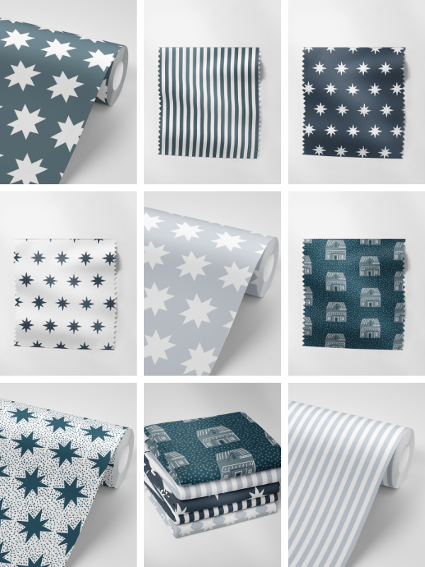 Heirloomed Designer Fabric + Wallpaper