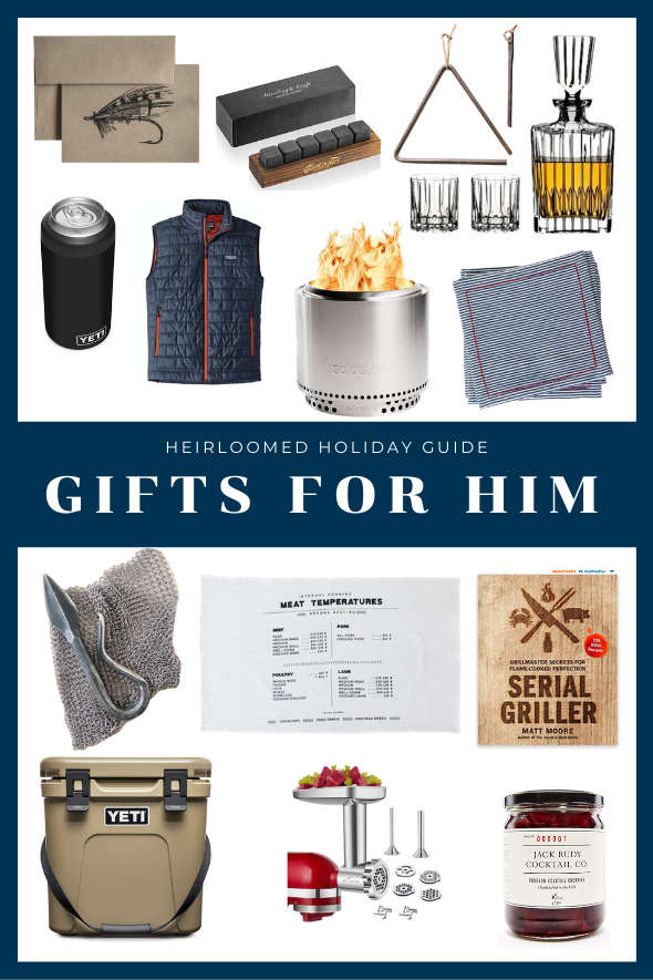 Heirloomed Holiday Gift Guide Gifts for Him