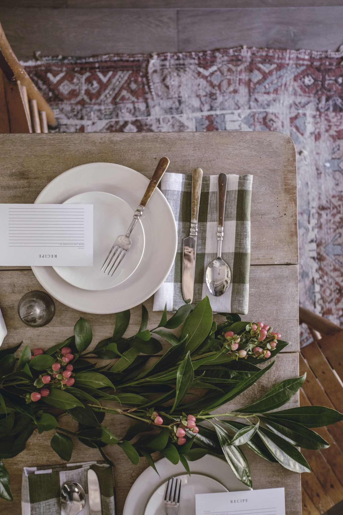 Setting a Personalized Christmas Table • Heirloomed Blog