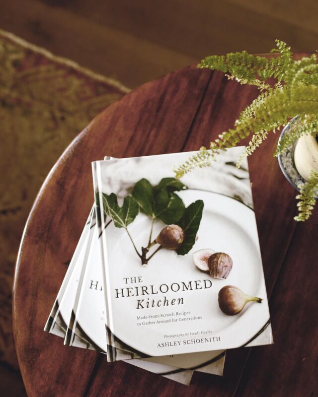 The Heirloomed Kitchen, on a mission to keep the time-honored art & tradition of made-from-scratch cooking & baking alive and to continue family recipes for another generation. 🤍📖

*also, orders three, because she looks so good stacked