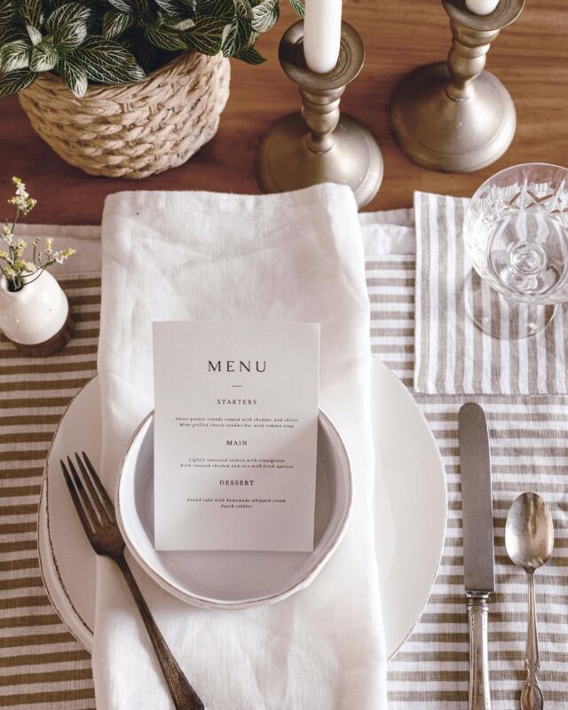 The must-have linen on your table this summer is the one you might just not know you needed. The placemat, a perfect, simple layer to toss on the table for a family dinner on the patio of grilled chicken, corn on the cob and fresh watermelon. I love those effortless summer evenings.

Our linen placemats are the perfect summer table staple for effortless entertaining this summer, in 5 striped colors for you to choose from. 🍉🌽🍽️