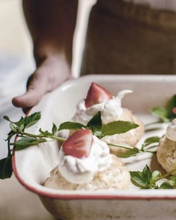 One of our family favorites when it comes to Valentine’s Day sweet treats. The Wild Strawberry Shortcake recipe is included in our cookbook, The Heirloomed Kitchen, with lots of other yummy sweets for your Valentine. 🍓❤️