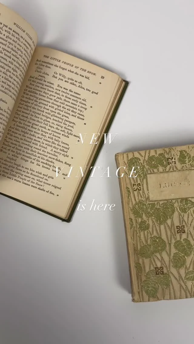 New Vintage is here!

Our new batch of old goods has arrived over on the site. Shop our one-of-a-kind finds before they’re gone 🖤