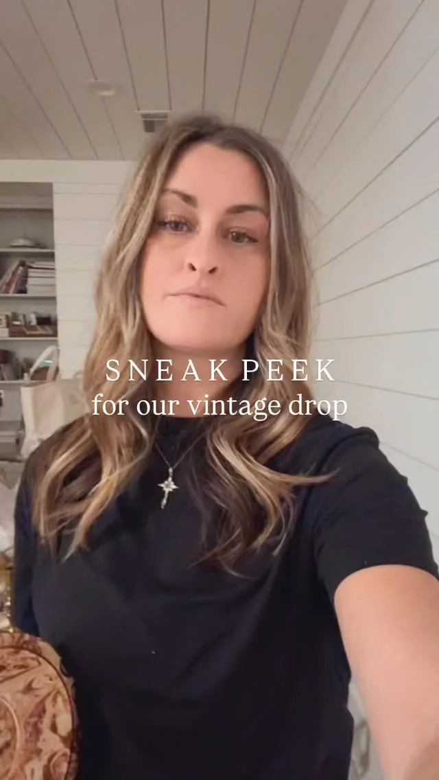 Photoshoot prep has begun for our next vintage drop. It involves SO much. But I’m giving you a sneak peek at some items in the drop, take a peek and love to know your favorites 🖤