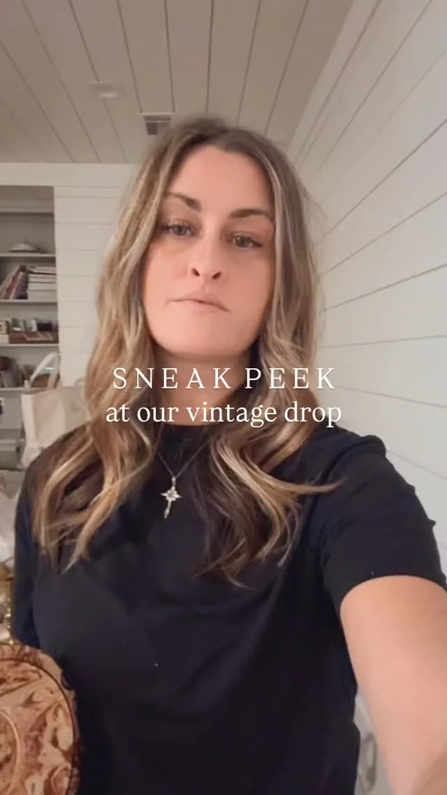 Sharing a little sneak peek of some items for our upcoming vintage goods drop 🖤 let me know what you’re loving.