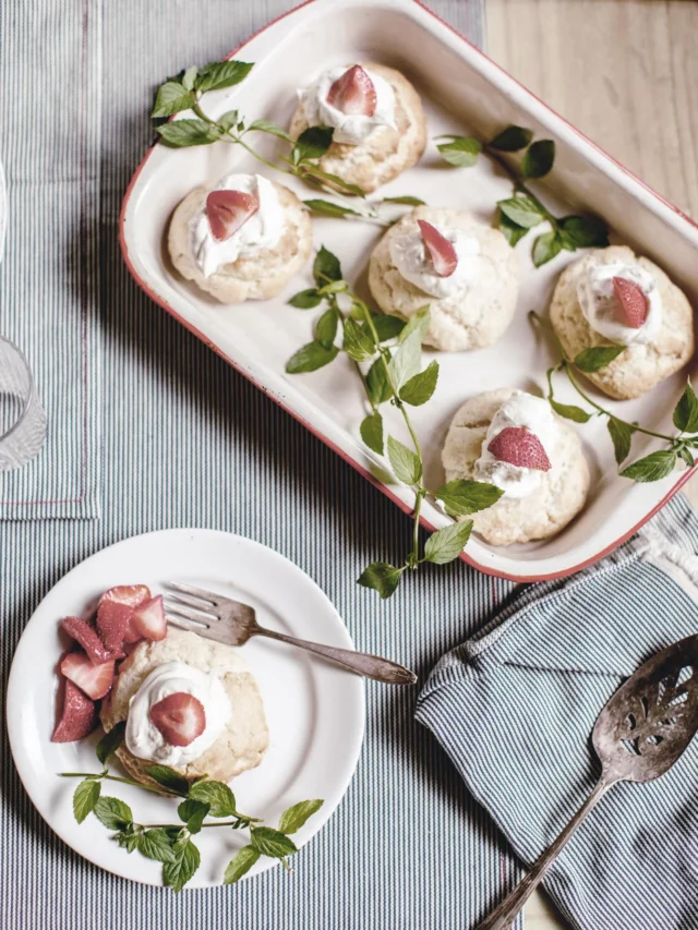It’s strawberry season 🍓 and this is one of our families’s favorite recipes strawberry shortcake. The homemade version, including the made from scratch, whipped cream is available in my cookbook, The Heirloomed Kitchen. 

So many other great spring seasonal recipes for you to try and enjoy making for generations, grab a signed copy over on the site.