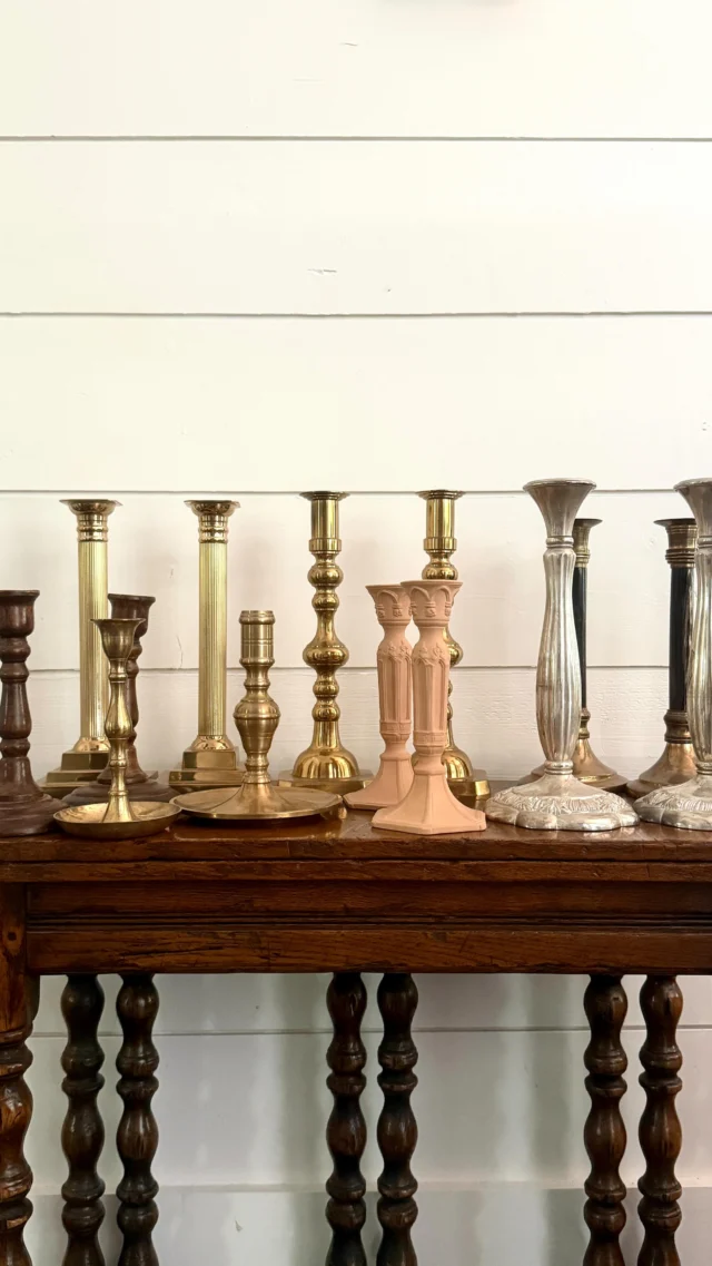 We’ve curated a wonderful selection of Vintage Candlesticks, just for you. To collect a pair, or one at a time.